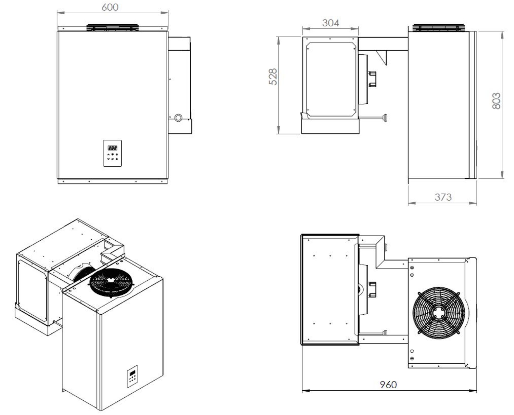 Picture of POSITIVE WALL-MOUNTED STRADDLE-TYPE UNIT 13,1-18 M3