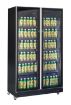 Picture of CombiSteel Double Glass Door Display Fridge Black 758L