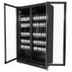 Picture of CombiSteel Double Glass Door Display Fridge Black 758L