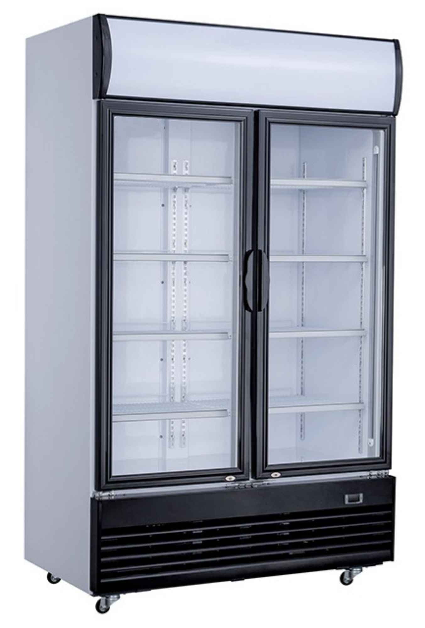 Picture of CombiSteel 2 Glass Door Upright Refrigerator 1000L