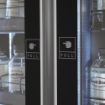 Picture of CombiSteel Double Glass Door Display Fridge Black 758L