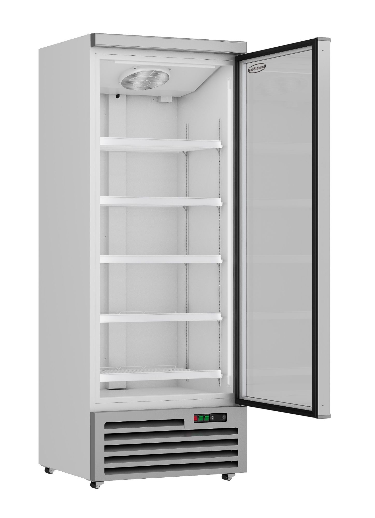 Picture of Combi Silver Glass Door Display Fridge JDE-600R