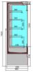 Picture of CombiSteel Open Multideck Glass Display Fridge 1.5m