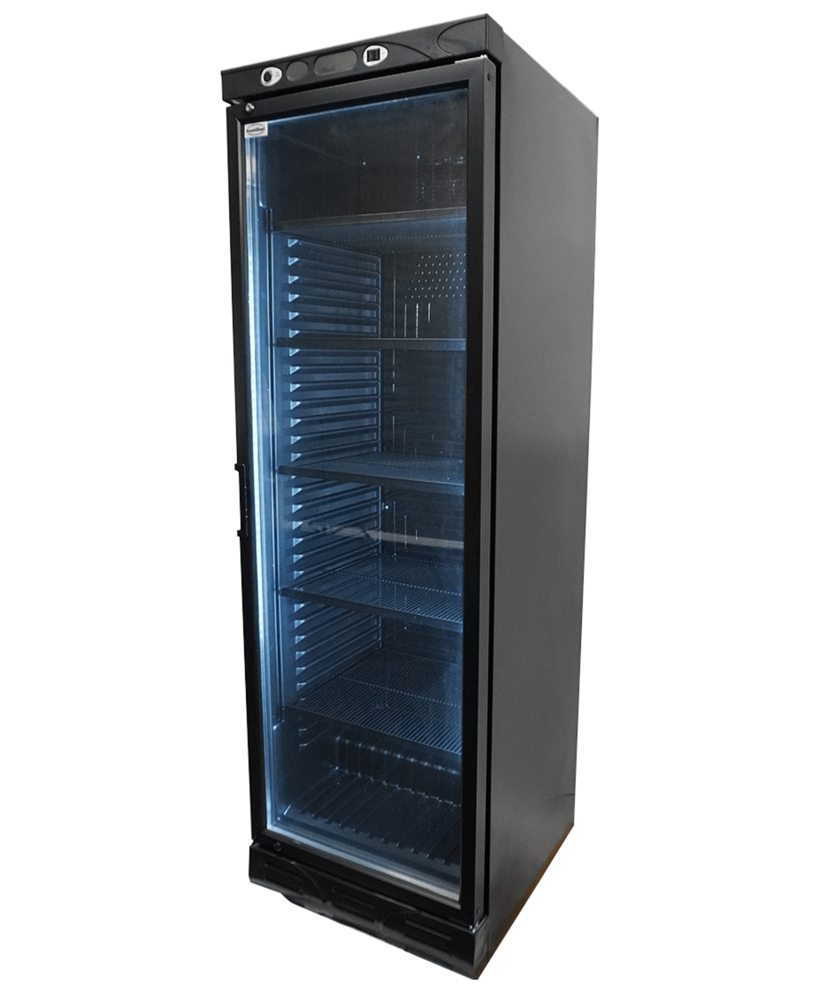 Picture of CombiSteel Glass Door Display Fridge 382 Litre Black NLB