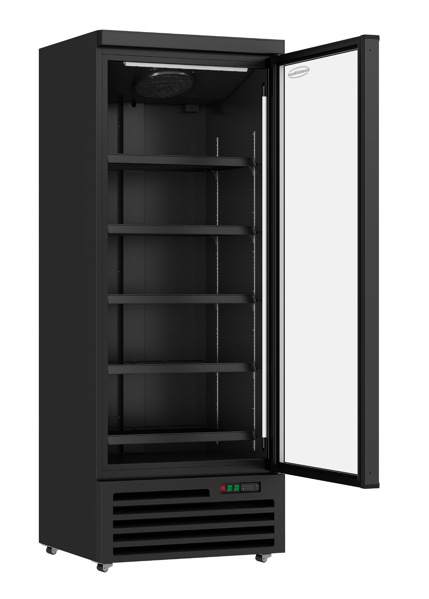 Picture of CombiSteel Black Glass Fridge JDE-600R