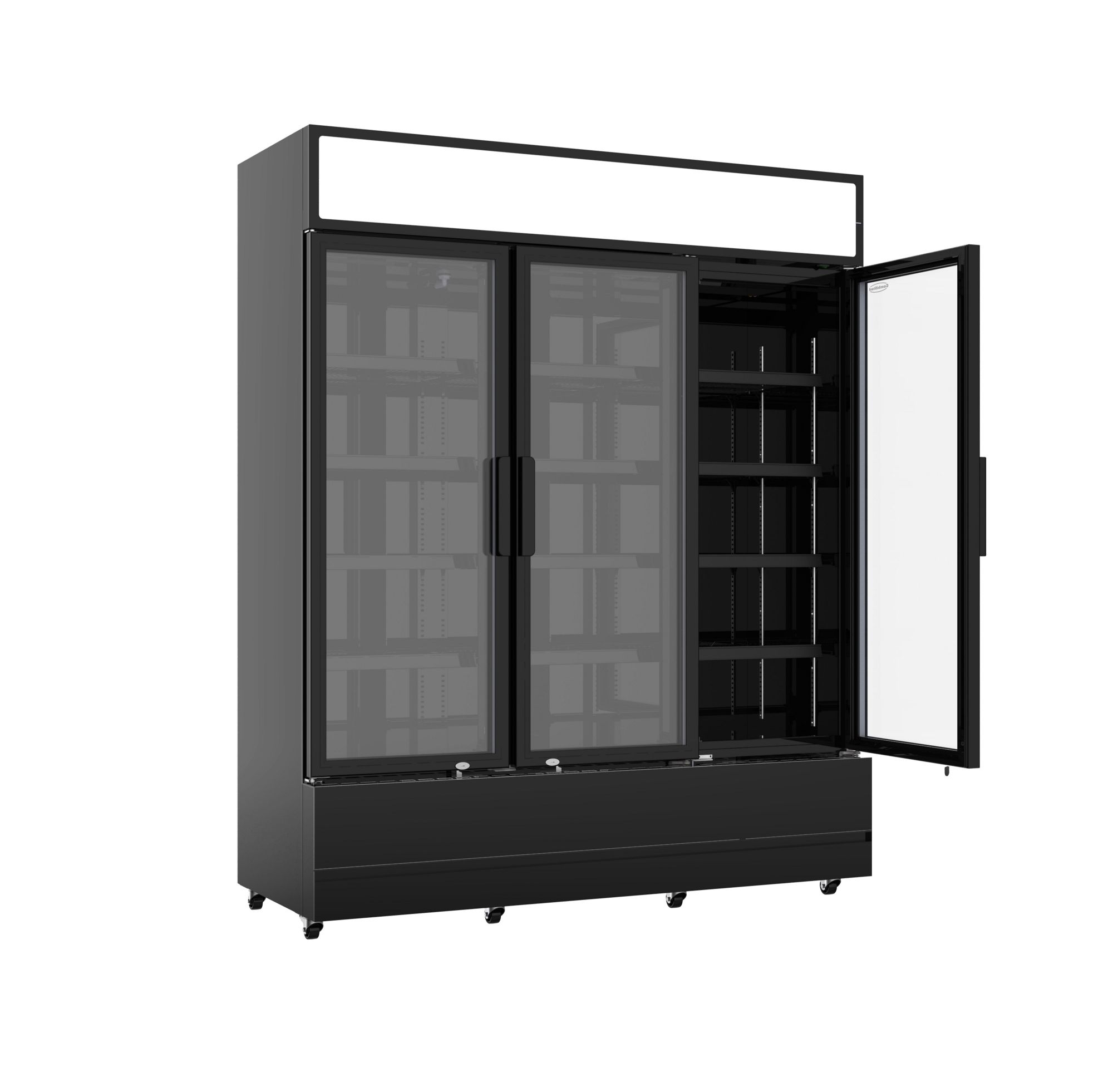 Picture of Combisteel Glass Display Fridge - FCU-1200 BL