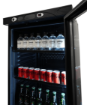 Picture of CombiSteel Glass Door Display Fridge 382 Litre Black NLB