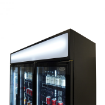 Picture of Combisteel Glass Display Fridge - FCU-1200 BL