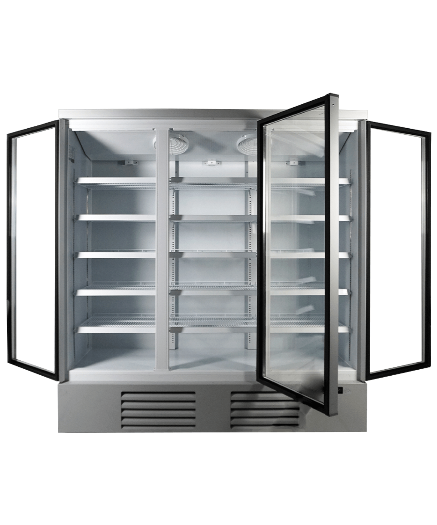 Picture of CombiSteel 3 Door Glass Display Fridge JDE1530R