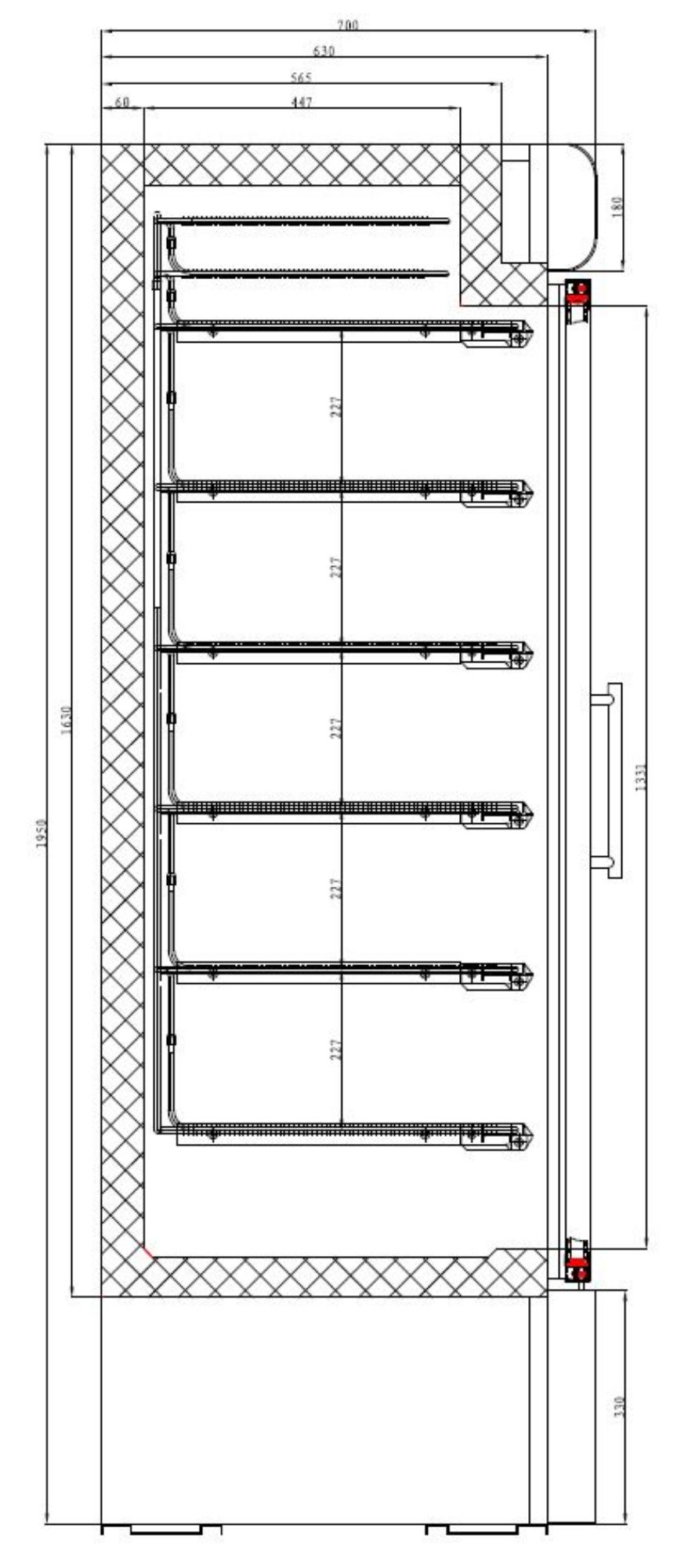 Picture of CombiSteel Glass Door Freezer 578 Litre