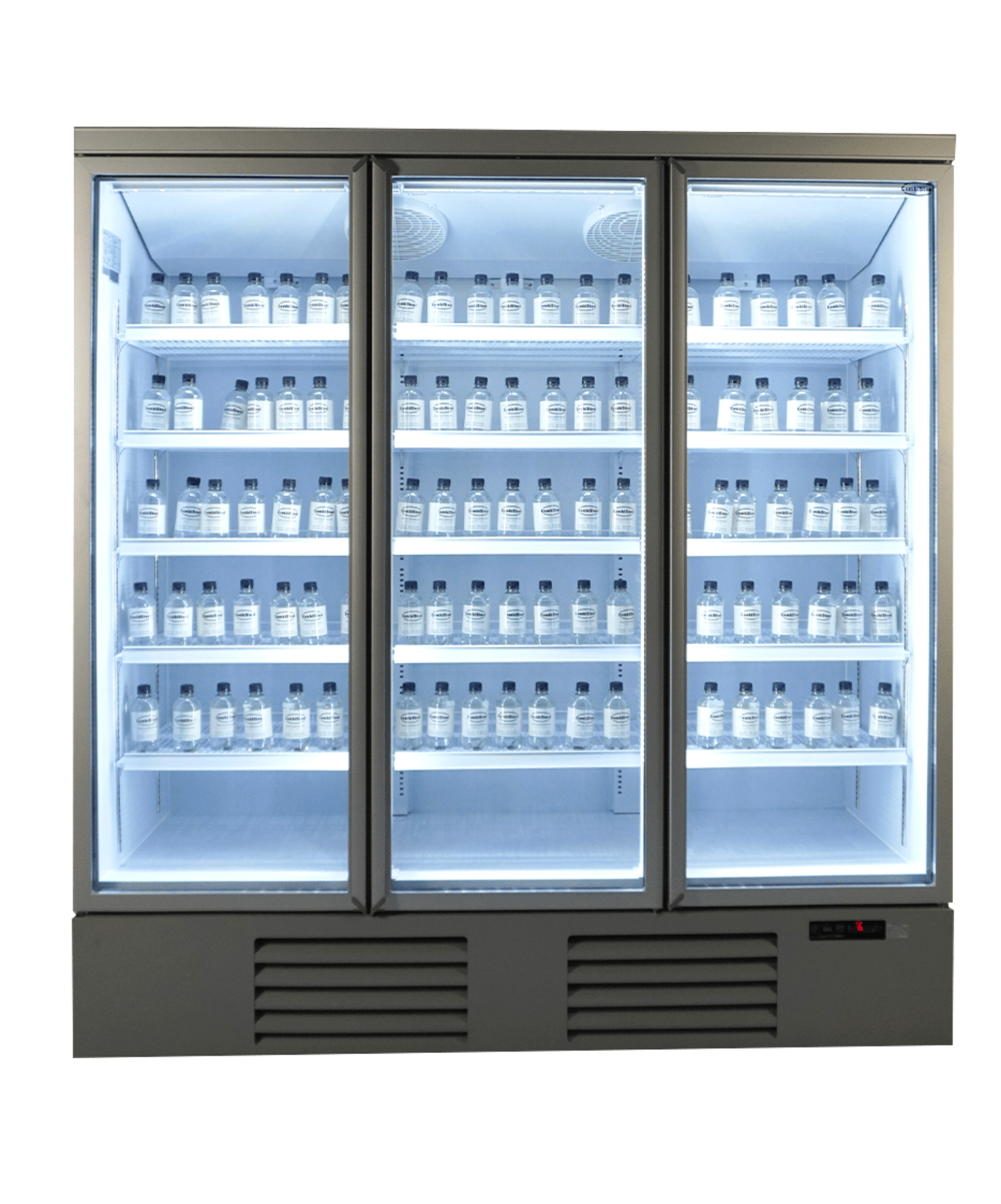 Picture of CombiSteel 3 Door Glass Display Fridge JDE1530R