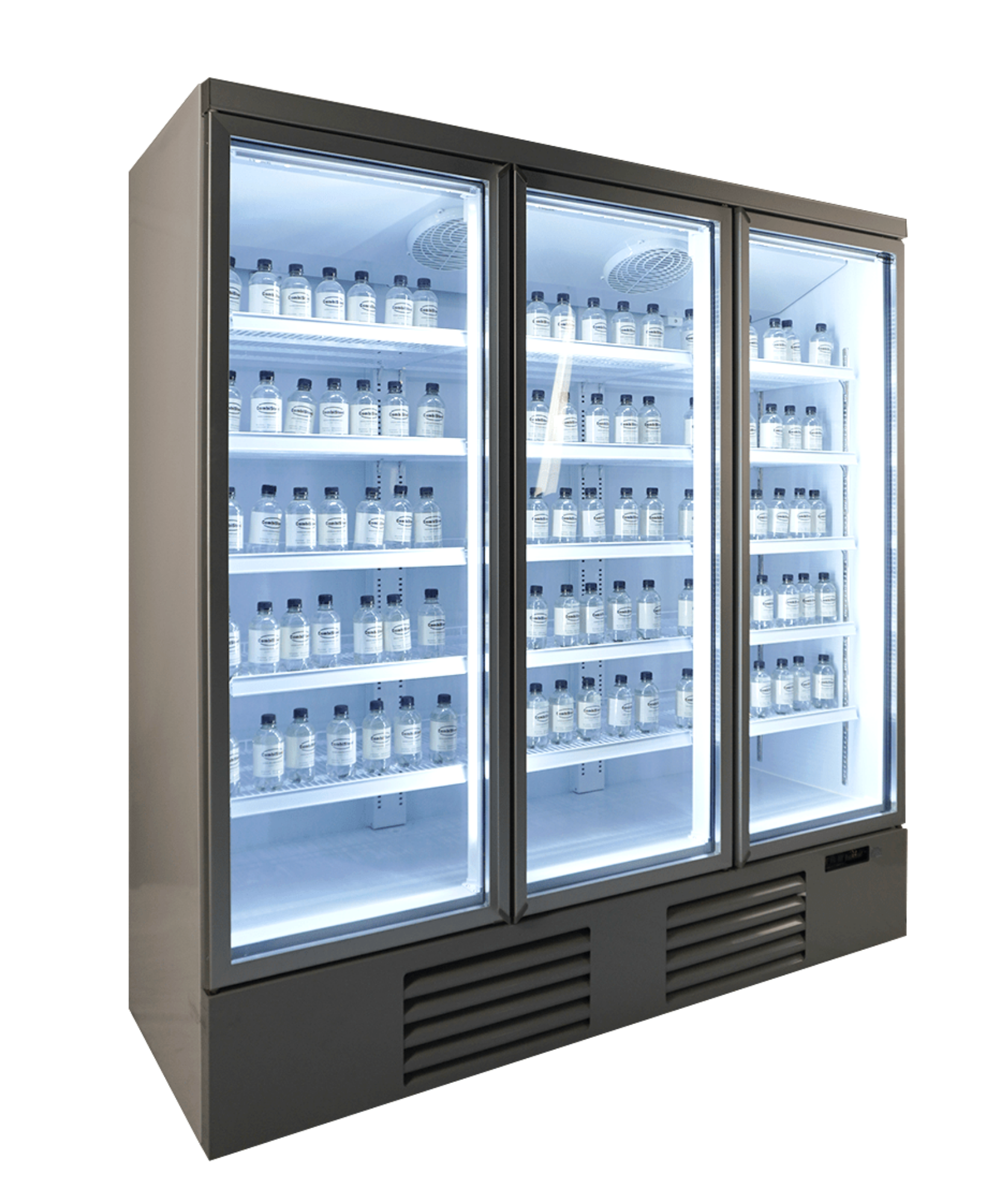 Picture of CombiSteel 3 Door Glass Display Fridge JDE1530R