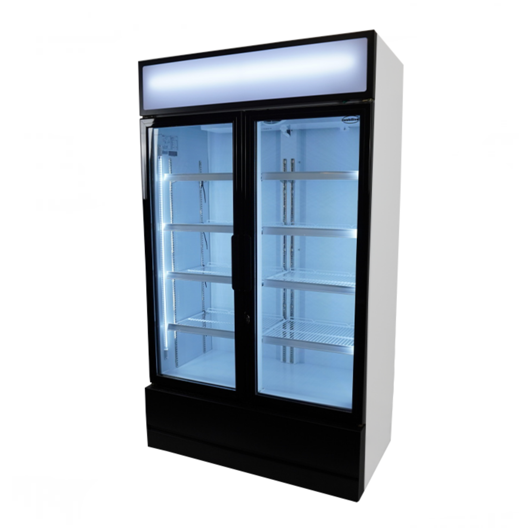 Picture of CombiSteel 2 Door Glass Display Fridge Hinged