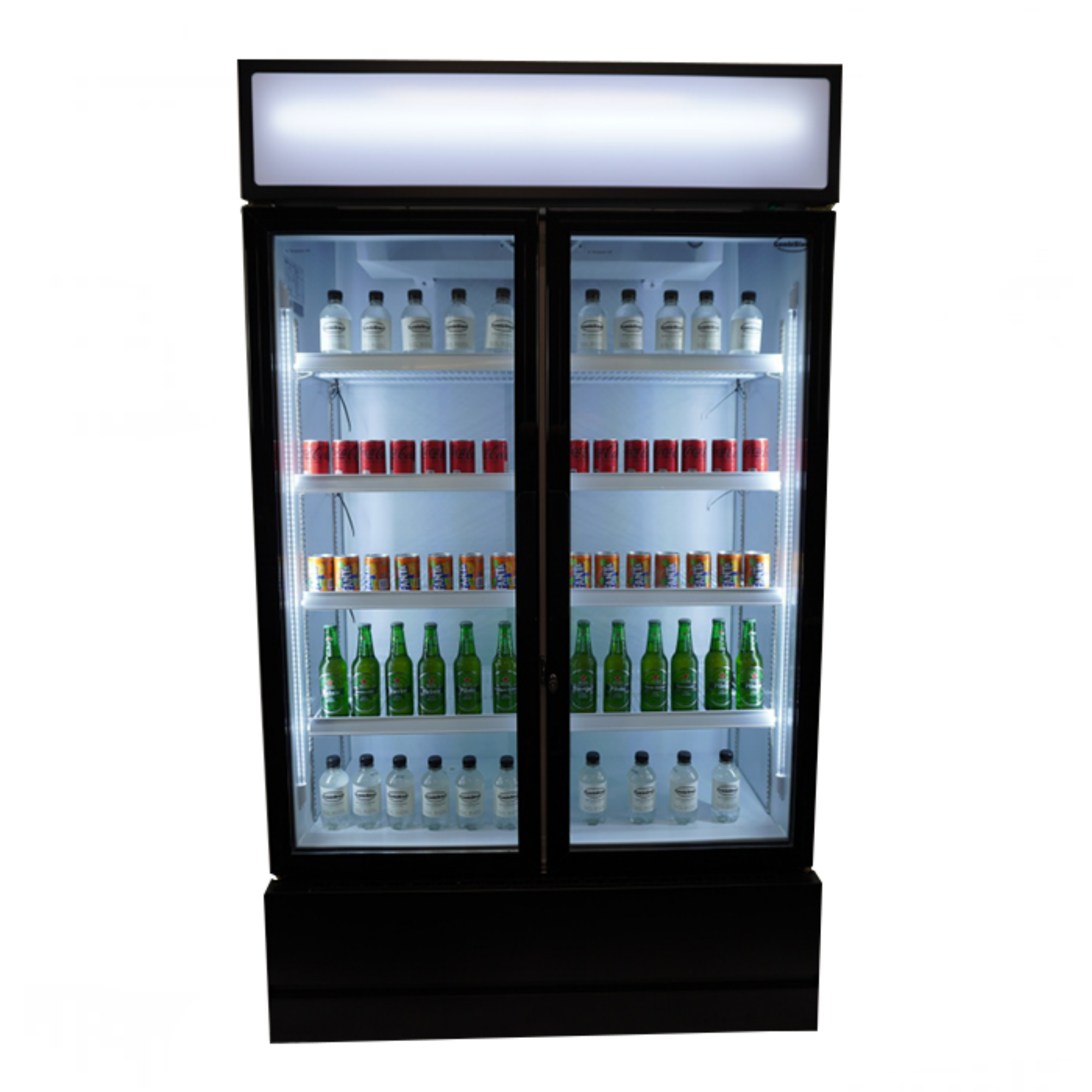Picture of CombiSteel 2 Door Glass Display Fridge Hinged