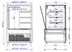 Picture of CombiSteel Nero Cake Display Fridge 1m