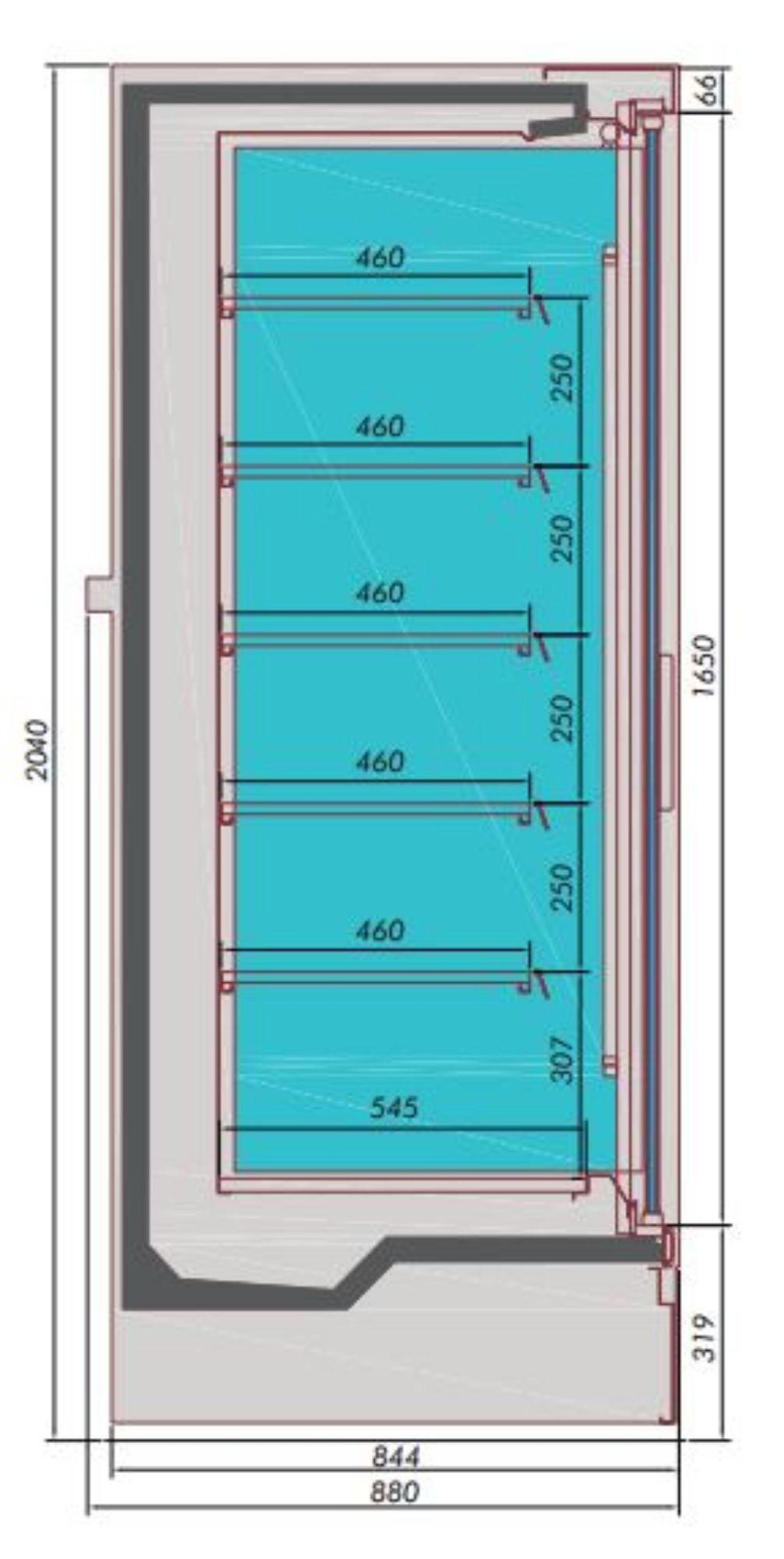 Picture of Mike Dairywall With Doors 1.9m