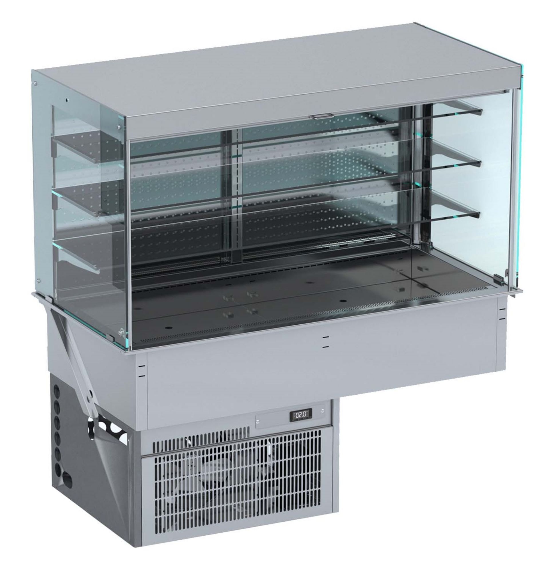 Picture of CombiSteel Drop-In Cubic Refrigerated Display WALL MODEL - ROLL UP 5/1