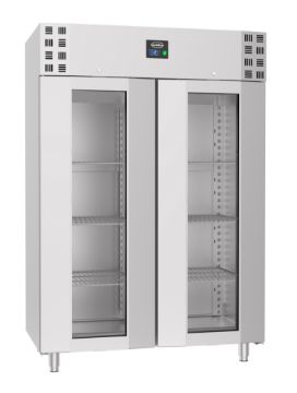 Picture of CombiSteel Refrigerator Stainless Steel Double Glass Door Mono 1400 Litre