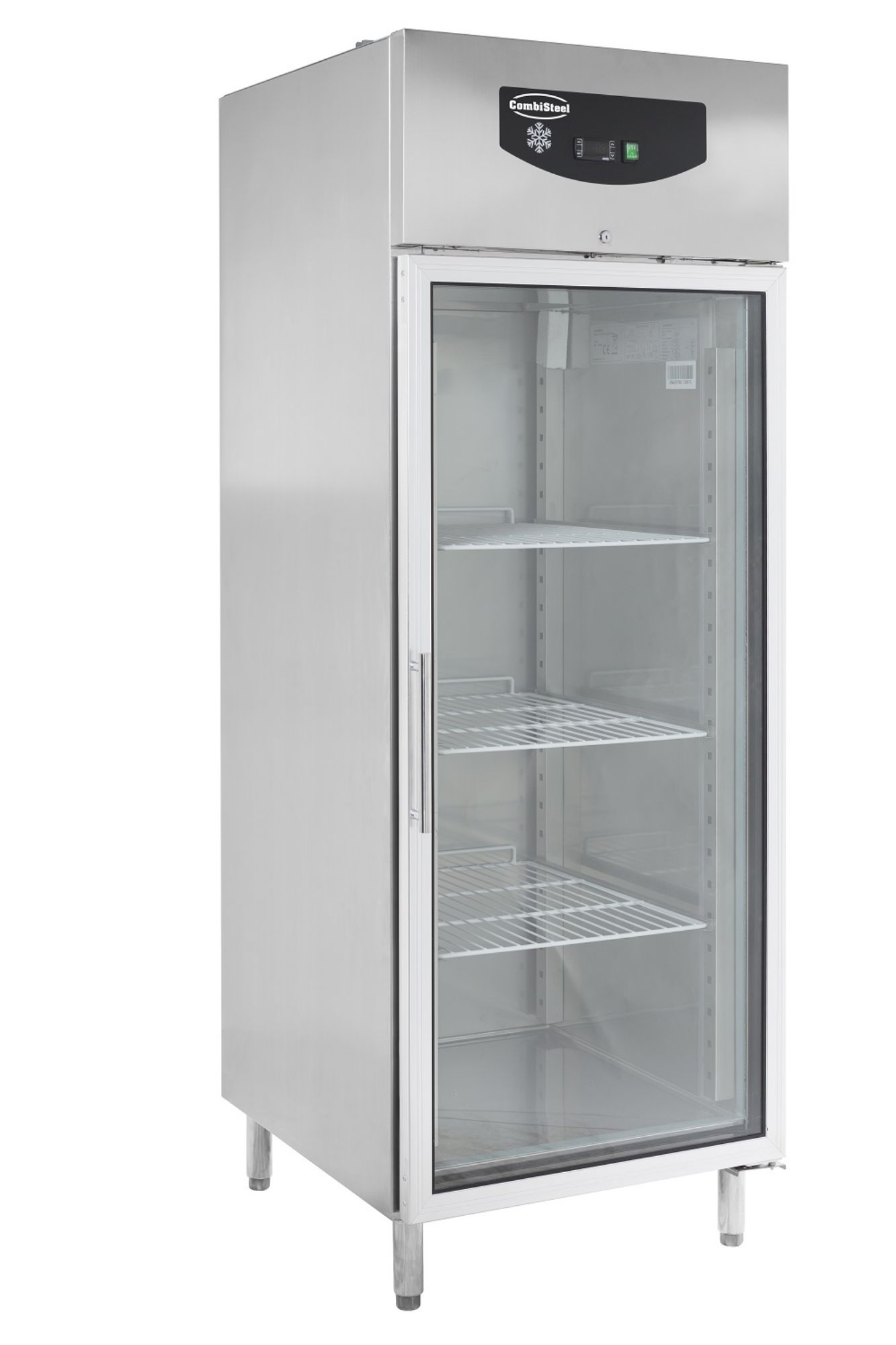 Picture of CombiSteel Refrigerator Mono Block Single Stainless Steel Glass Door 597 Litre