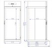 Picture of CombiSteel Roll In Refrigerator Stainless Steel Mono Block 700 LTR