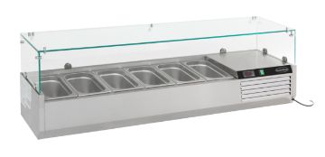 Picture of CombiSteel Refrigerated Pizza Topping Units 1/3 x 6 Gastronorm 1400 Width
