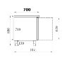 Picture of CombiSteel Counter 700 Refrigerator 3 Door Standard Line