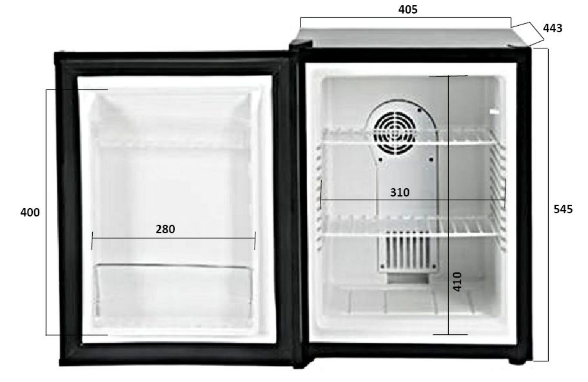 Picture of Combisteel Minibar 40L