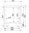Picture of CombiSteel Counter 700 Refrigerator 4 Doors Pro Line