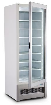 Picture of CombiSteel Stainless Steel Glass Door Freezer Static 353 Litre