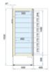 Picture of CombiSteel Stainless Steel Glass Door Freezer Static 353 Litre