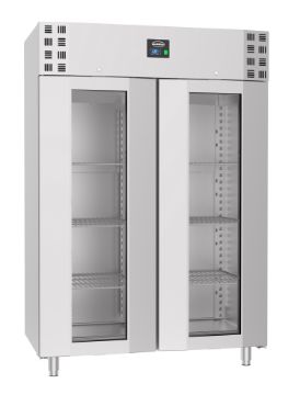Picture of CombiSteel Stainless Steel Glass Door Freezer 1400 Litre