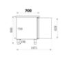 Picture of CombiSteel Counter Freezer Negative Counter 2 Doors Standard Line
