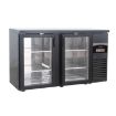 Picture of CombiSteel Backbar Cooler Black 2 Glass Doors Side Motor