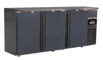 Picture of CombiSteel Backbar Cooler Black 3 Doors