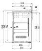 Picture of CombiSteel Backbar Cooler Black 3 Doors