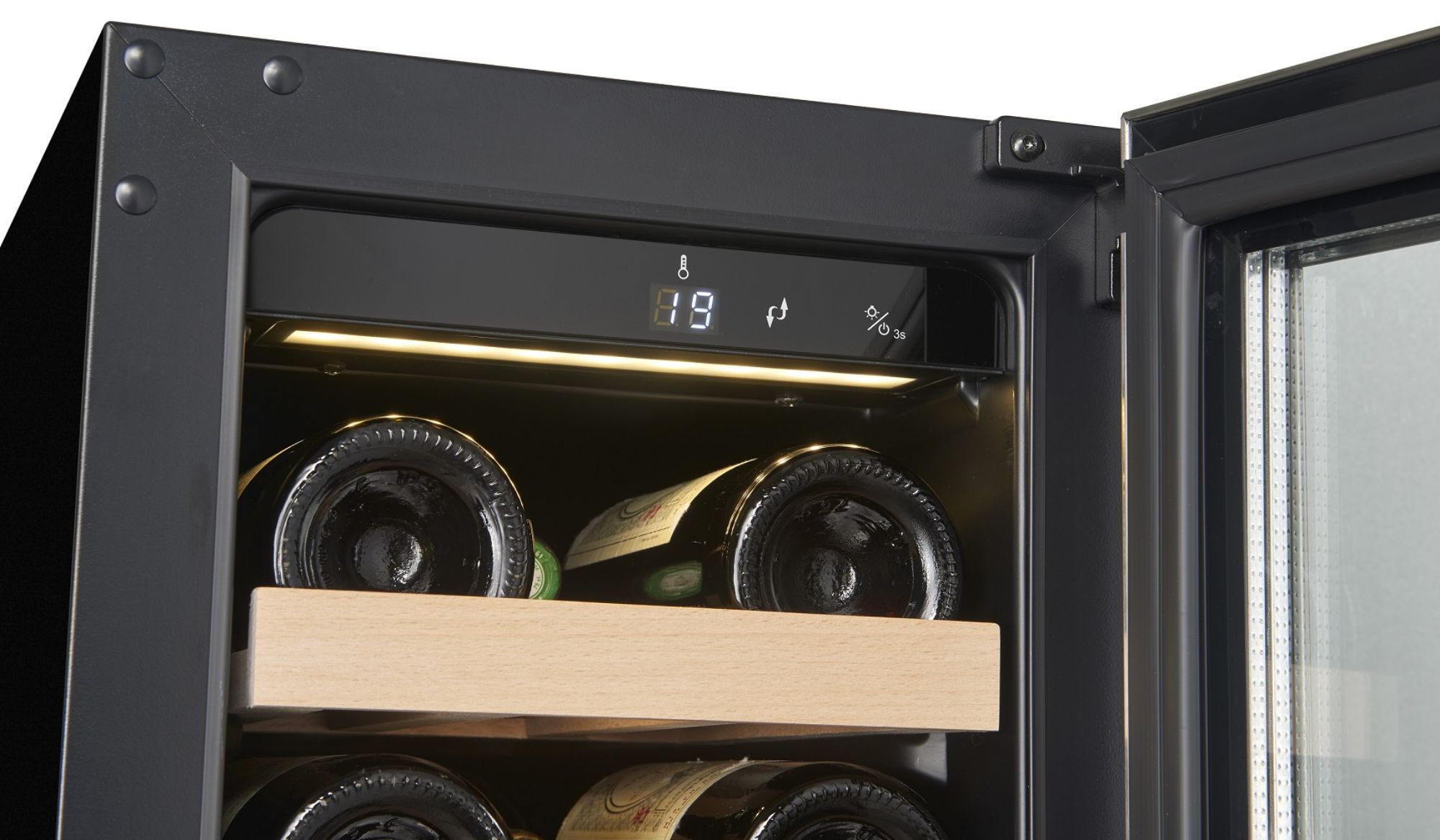 Picture of CombiSteel Wine Cooler Upright 1 Door Single Zone 50 Litre