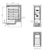 Picture of CombiSteel Wine Cooler Upright 1 Door Single Zone 50 Litre