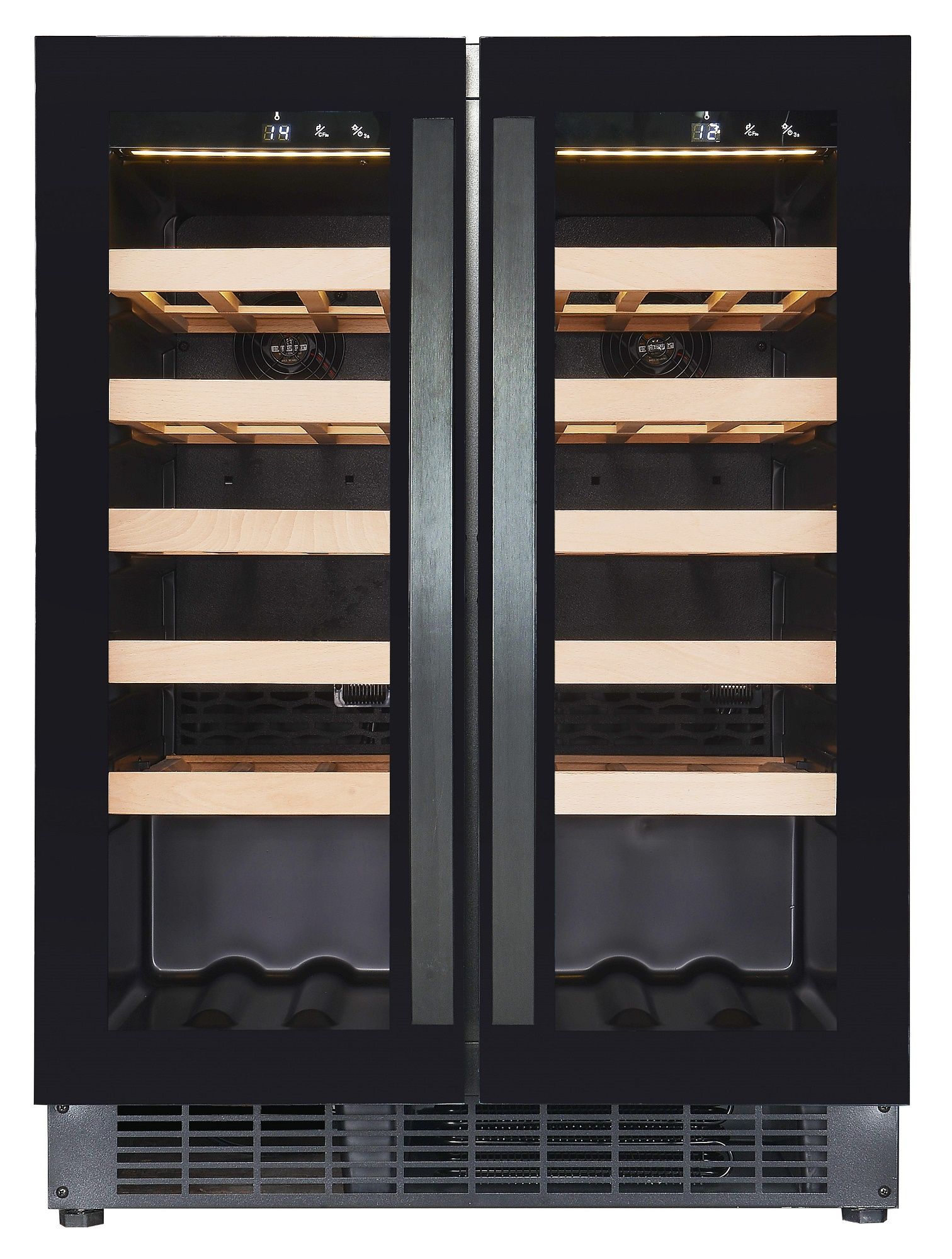 Picture of CombiSteel Wine Cooler 2 Doors Dual Zone 100 Litre