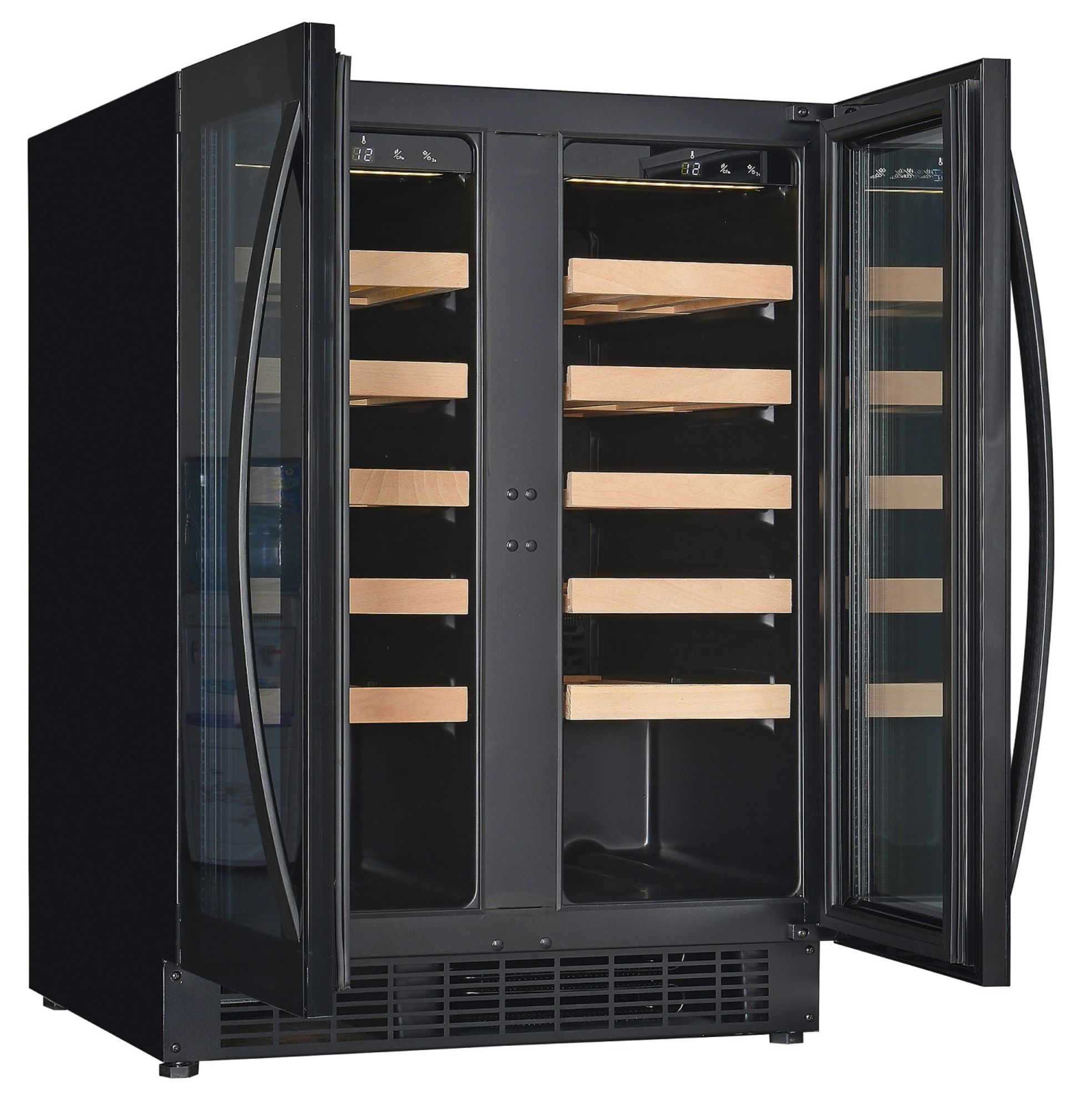 Picture of CombiSteel Wine Cooler 2 Doors Dual Zone 100 Litre
