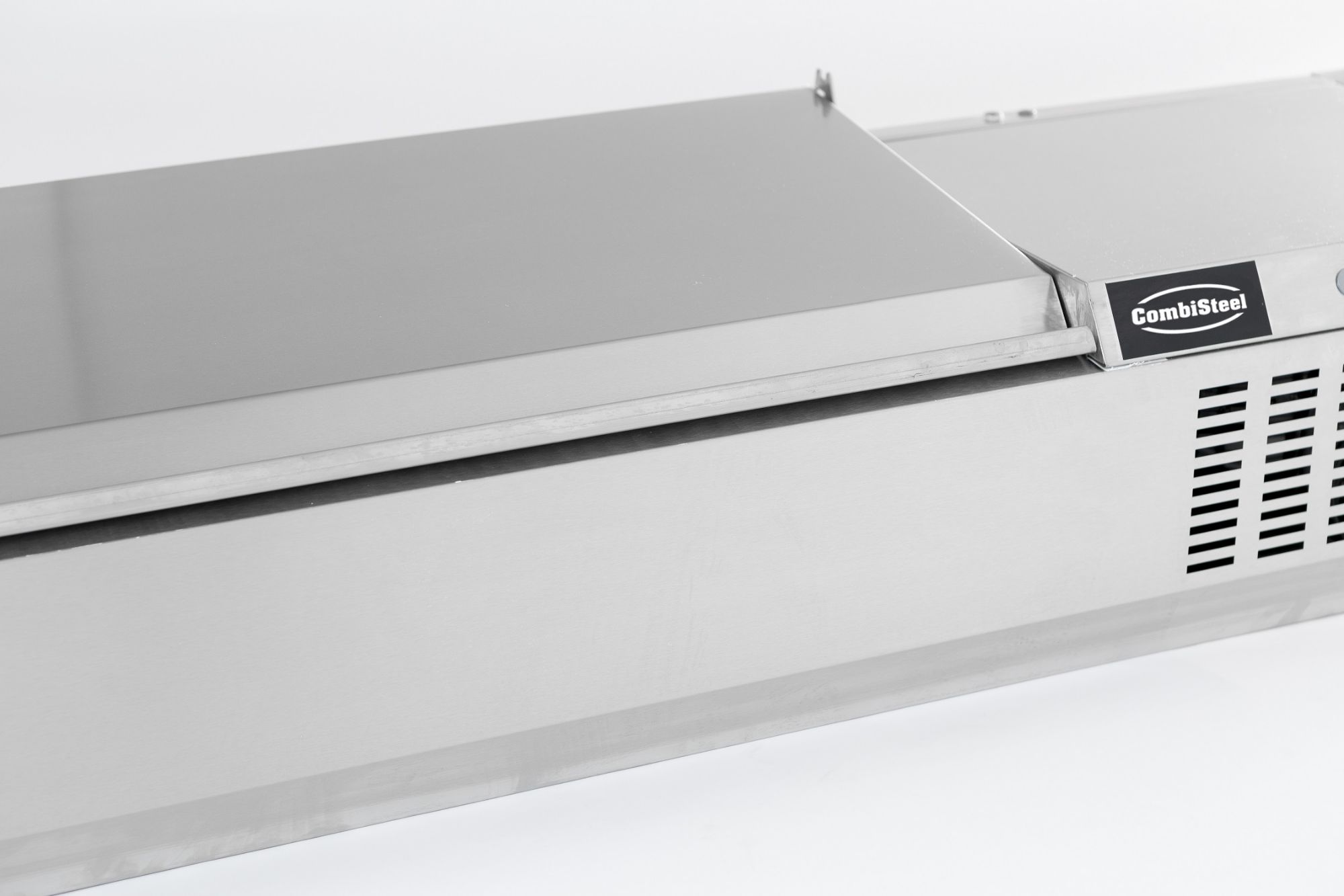 Picture of CombiSteel Refrigerated CounterTop Stainless Steel Lid 10 x 1/4 Bain-Marie