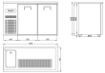 Picture of CombiSteel Beer Counter 2 Doors 1 Sink Left Motor