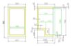 Picture of CombiSteel Backbar Cooler Black 1 Glass Door