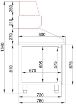 Picture of CombiSteel Pizza Preparation Counter 1 Door 5 Drawers