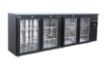 Picture of CombiSteel Backbar Cooler Black 4 Glass Doors Side Motor