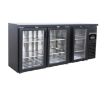 Picture of CombiSteel Backbar Cooler Black 3 Glass Doors Side Motor