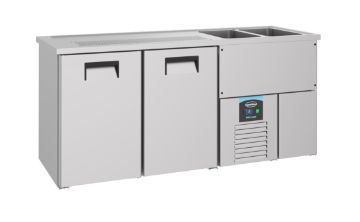 Picture of CombiSteel Beer Counter 2 Doors 2 Sinks Right Motor