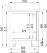 Picture of CombiSteel Counter 700 Pro Line Refrigerator 2 Door Mono Block