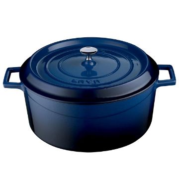 Picture of LAVA Cast Iron Casserole ÃƒËœ28 Blue