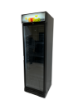 Picture of CombiSteel Refrigerator 1 Glass Door Black 382L