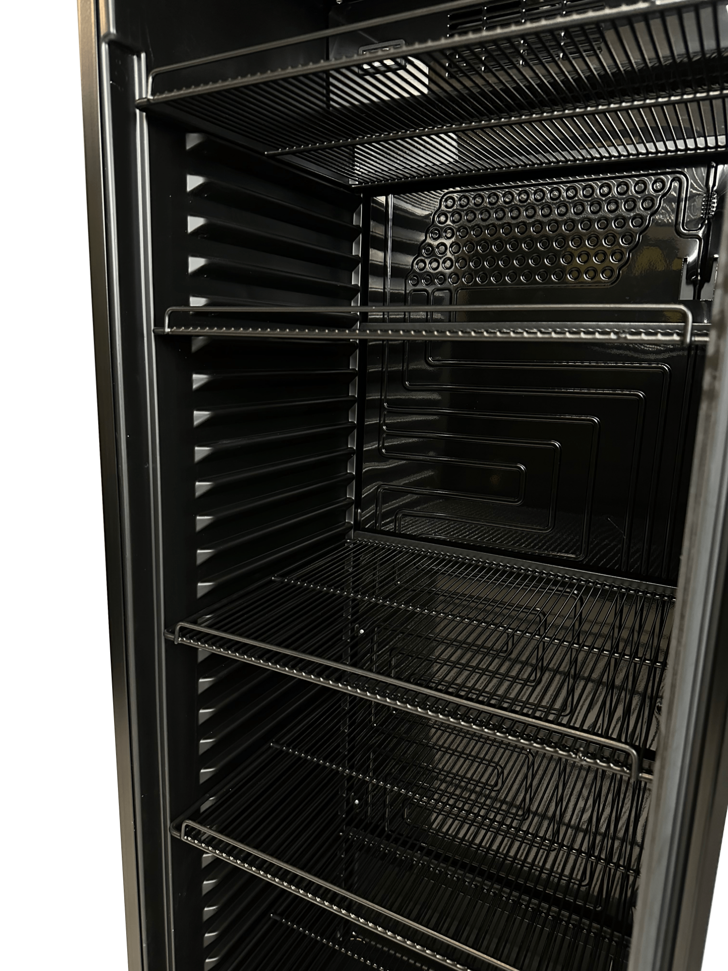 Picture of CombiSteel Refrigerator 1 Glass Door Black 382L